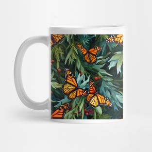 Monarch Butterflies Watercolor 10 Mug